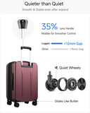 LUGGEX Carry On Luggage and 6 Set Travel Packing Cubes Bundle – Travel Essentials
