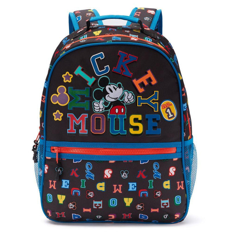 Disney Store Official Mickey Mouse Letters Backpack - Kids Backpack with Embroidered Accents, Adjustable Straps, Zip Compartments & | Backpacks4Less