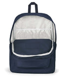 JanSport SuperBreak Plus Backpack with Padded 15-inch Laptop Sleeve and Integrated Bottle Pocket - Spacious and Durable Daypack for Work and Travel - Navy