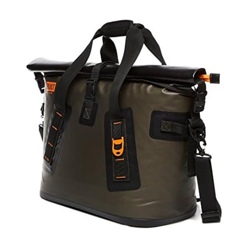 BUILT Large Welded Soft Portable Cooler with Wide Mouth Opening - Insulated and Leak-Proof Olive 5213958