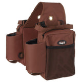 Tough1 Saddle Bag with Bottle Holders - Brown