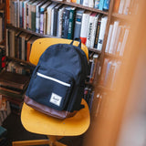 Herschel Pop Quiz Backpack, Navy/Tan