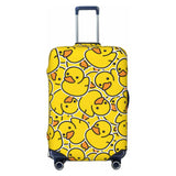 Lukbfall Cute Rubber Ducks Luggage Suitcase Covers Elastic Washable Yellow Cartoon Ducky Luggage Protector Travel Suitcase Protective | Backpacks4Less