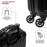 SwissGear 8018 Expandable Luggage Set, 3-Piece Hardside Luggage Set with Spinner Wheels