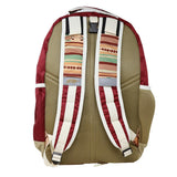 HOOEY Ox 40L Backpack - Extra Large Travel Backpack with Laptop Compartment - Rugged Gear bag for Work, Gym, & Outdoor Adventures - Unisex (Burgundy/Tan)