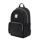 Champion Venice Laptop Backpack in Crinkle Nylon with Padded Adjustable Straps, Water Bottle Pocket for Work, Travel, Commute, Black, One Size