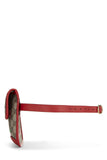 Gucci, Pre-loved Red Original GG Supreme Canvas Apple Belt Bag, Red