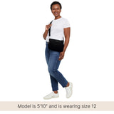 Baggallini Securtex® Anti-theft Memento Crossbody Bag - Lightweight 9.75"x7" Travel Purse