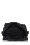 Gucci, Pre-loved Black GG Nylon Buckle Flap Messenger Small, Black
