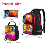 Neramty School Backpack for Boys, Basketball Backpack for Kid Backpack Suitable for 6-18 Kid, for Children Teens Elementary Middle School Bookbag Travel Back.