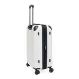 Kenneth Cole Reaction Flying Axis 24" Hardside Expandable 8-Wheel Spinner Check-Size Luggage, Coconut White