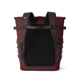 YETI Hopper M20 Backpack Soft Sided Cooler with MagShield Access, Wild Vine Red