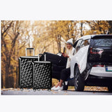 Ricardo Beverly Hills Melrose Hardside Expandable Luggage with Lightweight Construction for Smooth Traveling, Stylish, Durable, and Spacious, Men and Women, Black, Check-In Large 29-Inch