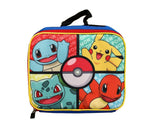 Pokemon 5 Piece Backpack Set Supply Case Key Chain Pendant Kids School Travel Backpack Set 16"