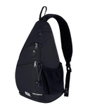 WATERFLY Sling Bag Crossbody Backpack: Over Shoulder Daypack Casual Cross Chest Side Pack