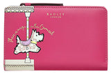 RADLEY Coulis Magic Carousel Medium Bifold Purse, Pink, Pink