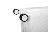 Rockland Prague Hardside Luggage with Spinner Wheels, Ivory, 3-Piece Set (20/24/28)