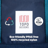 Topo Designs Global Travel Bag – 30L or 40L - Carry-On Compliant Most Airlines, Durable Travel Duffel Bag, Clam Shell Main Pocket, Laptop Sleeve, Backpack, Luggage (30L / Original Olive)