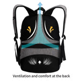 SHRRADOO Anti Theft Laptop Backpack Travel Backpacks with Combination Lock for Women Men High School College Backpack Computer Bag Fits 17 Inch Laptop,Black
