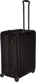 TUMI - Alpha Medium Dual Access Expandable 4-Wheeled Checked Luggage - Zipper Expansion - Durable Ballistic Nylon - Medium Capacity Suitcase with TSA Lock - Dark Black