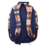 HOOEY Unisex Rockstar Southwestern Print Backpack Navy One Size