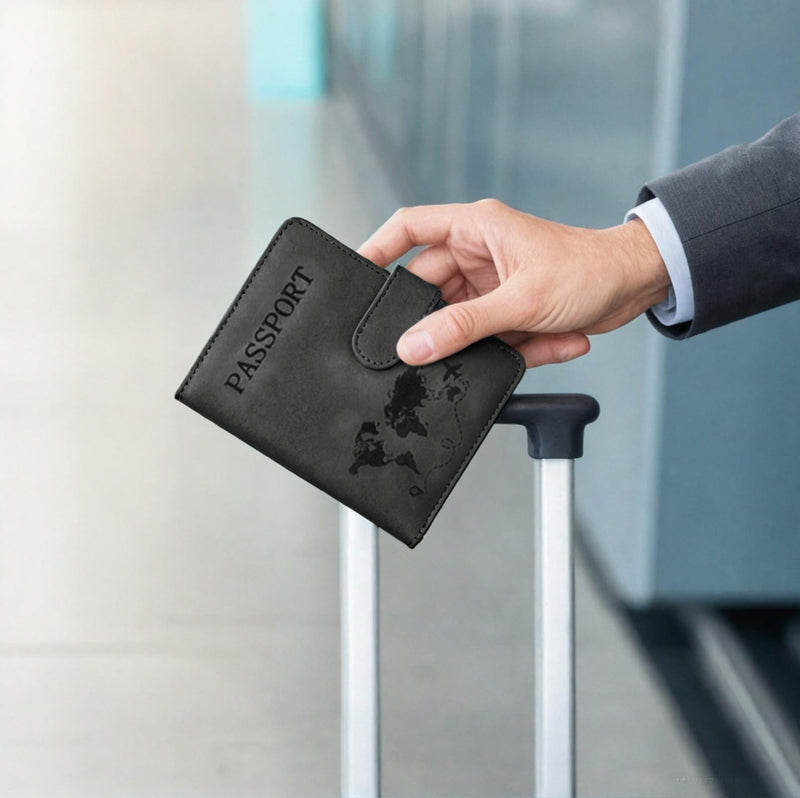 Passport Holder for Travel Essentials, 2 Pack Rfid Passport Cover for Women Men