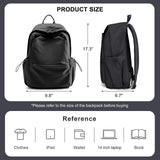 coofay Black Backpack For Women Small Backpacks For School Bag School Backpack For College Bookbag For Women Waterproof Gym Backpack For Men Book Bags