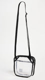 Herschel Supply Co. Unisex Classic Crossbody Bag, Clear/Black, 2.2L, Standard