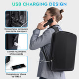 BANGE Laptop Anti-theft backpack Hard Shell Expandable Commute backpack can Hold 15.6 inch laptop for men and women