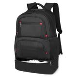 seyfocnia Gym Backpack for Men, Waterproof Sports Backpacks With Shoe Compartment Lightweight Workout Trainning Back Pack Casual Travel Daypack-Black