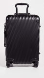 TUMI Men's 19 Degree Aluminum International Carry On Suitcase, Matte Black, One Size