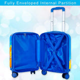 Lightweight Hardshell Spinner Kids Luggage Set 2PCS with Wheels - Airplane Approved Carry-On Suitcase for Boys & Children Ages 3-10, Car Rolling Suitcases Set for Elementary Toddler Travel