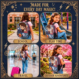 Fast Forward Harry Potter Kids Backpack - 16 Inch 3D Bookbag Preschool Elementary Backpack for School Girls Boys School Bags, Harry Potter Multi