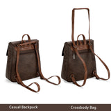 Montana West Small Casual Daypack Backpack Purse for Women Convertible Crossbody Bag for Travel Work