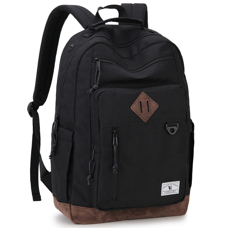 VX VONXURY Backpack for Men Women,Lightweight Bookbag with Mulitiple Pockets,Classical Water Resistant Travel Backpack
