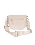 FEIBOON Spacious Nylon Crossbody Bag Bum Bag Handbags Wallets Purses Trendy Shoulder Bag for Women (beige)