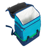 Tommy Bahama Backpack Cooler, Adjustable Straps, Zippered Compartments, Mesh Pockets, Bottle Opener (Light Blue)