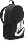 Nike Y NK ELMNTL BKPK, Black/Black/White, misc, Sport