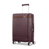Virtuosa Hardside 21 Inch Carry On Luggage - Airline Approved with 360° Spinner Wheels, RightHeight™ Adjustable Handle - Zippered WetPak™ - TSA Lock - Expandable Light Polycarbonate Shell - Merlot