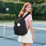 VANKANY Laptop Backpack Women, School Backpack for Teen Girls Middle High School College Students, Teacher Work Bag Nursing Bookbag, Black