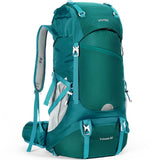 HOMIEE 50L Hiking Backpack Travel Bag Waterproof Camping Rucksack with Rain Cover Lightweight Backpacking Backpack