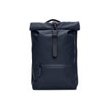 RAINS Rolltop Rucksack -Backpack - Waterproof Backpack for Women and Men - Rucksack for Travel and Work (Blue)