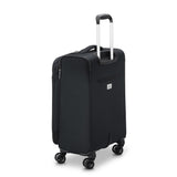 DELSEY PARIS Sky Max 2.0 Softside Expandable Luggage with Spinner Wheels, Black, 2-Piece Set (21/Duffle)