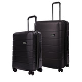 Eddie Bauer Glacier Hardside Spinner Durable PC/ABS Construction 2-Piece Set Suitcase Luggage, Carbon