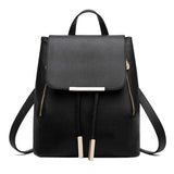 Pahajim Women's Fashion Travel Backpack Mini Purses Bag Cute Rucksack Multipurpose Shoulder Bag (black)