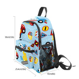 Kids School Bag Girls Boys Preschool Toddler Backpack for Boy Girl Lightweight Shoulder Book Bag for Kids Perfect Back Pack for Toddler to Kindergarten Firefighter Police Car Blue