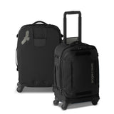 eagle creek Gear Warrior XE 4-Wheel Carry-On Luggage for Travel Essentials - Smooth Rolling Wheels - Lockable Zippers - Interior Laptop Sleeve - Black - 21.74”