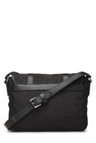 Gucci, Pre-loved Black GG Nylon Flap Messenger Small, Black