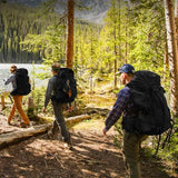 Kelty Coyote 60-105 Liter Internal Frame Backpack - Hiking, Backpacking, Travel, Adjustable Torso (105L / Black)