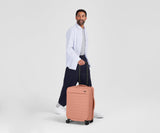 Away Softside Bigger Carry-On Suitcase, 23 Inch Expandable High-Strength Nylon Luggage With Spinner Wheels, Meets Requirements for Most Major Airlines, Coast Blue
